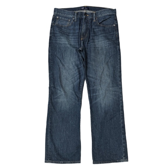 GAP Other - {GAP} "Standard" Mens Dark Blue 33x30 Relaxed Straight Leg Denim Jeans